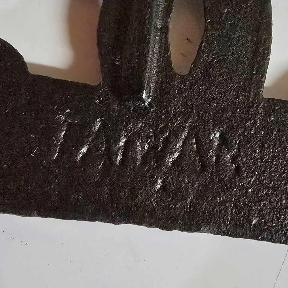 VTG Cast Iron Tile Trivet Hot Pad 